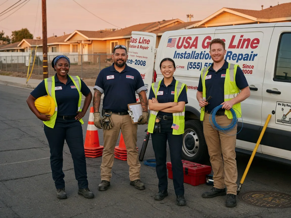 Gas Line Installation company in Danube, MN
